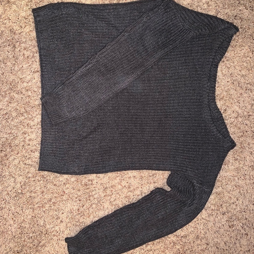 Of the shoulder sweater